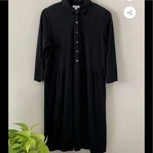 J. Jill Black Dress - Button Down Shirtdress